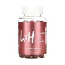 LxH 비오틴 비타민 H B7 5mg 베지 구미 젤리 90개, 1개, 기본