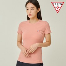 게스진 [게스] 여성 미니 삼각로고 반팔티 (YN2K9001)