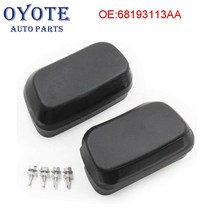 사이드스텝 전동 도어OYOTE 68193113AA Car Side Step End Caps For Dodge Ram 1500 2013-2018, 한개옵션0