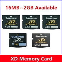 메모리 카드 오리지널 XD 카드 16MB 32MB 64MB 128MB 256MB 512MB 1GB 2GB 픽처 카드 이전 카메라용 메모리 카드
