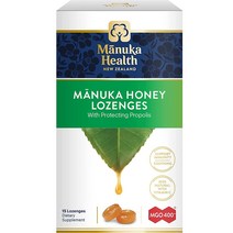 마누카헬스 MGO400+ 마누카 허니 로젠즈 프로폴리스함유 15개입 Manuka Health Manuka Honey Lozenges, 1개, 기본