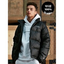 아키클래식 동아쇼핑점 남녀공용 겨울 아우터 가볍고 따뜻한 패딩 에이라벨 덕다운 패딩 블랙 AKAHFU103