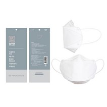 늘푸른 황사방역용 KF94 / KF80 마스크 (식약처허가 국산 공적마스크 / 낱장단위 개별포장 / 50매입 박스출고), 1매, 소형 화이트(어린이)