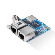 휴비나인 데모보드 2020 NanoPi R2S Rockchip RK3328 CNC 금속 케이스 미니 개발 보드 듀얼 기가비트 포트 1GB SBC 시스템, no Metal case+Add power and TF