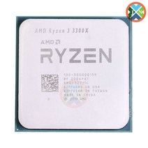 CPU AMDRyzen 3 3300X R3 3.8 GHz 쿼드코어 8 스레드 65W 프로세서 L3 16M 100000000159 소켓 AM4, 한개옵션0