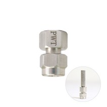 PWT 조임식 고압 락피팅 엔드캡 1구 수평 SUS303 1/4