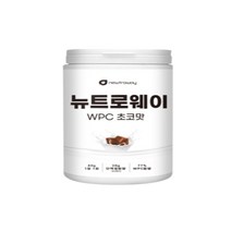 뉴트로웨이 WPC 600g 초코맛 단백질 보충제 프로틴 프로틴 푸로틴 분말 가루 헬스 파우더, 1통, 프로틴 WPC 600g 초코맛