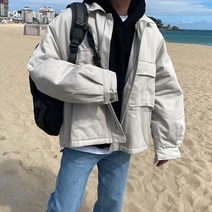 O-2689 BARRIER 오버핏 빅포켓 데일리 패딩 야상