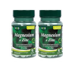 홀랜드앤바렛 마그네슘 아연 90정 2팩 HollandandBarrett Magnesium Zinc