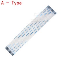 배선커넥터 단자 정리 터미널단자 AWM 20624 80C 60V VW1 FFC FPC 플랫 플렉시블 케이블 0.5MM 4 5 6 8 10 12 14 16 18 20 22 24 26, 0.5mm A-type, 15cm ( 10pcs ), 54 pin