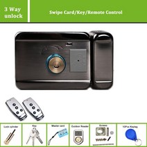 출퇴근기록기 얼굴인식 근태 지문 인식기 AA 건전지 쉬운 설치 똑똑한 자물쇠 RFID 전자 로커 무선 Rfid 근, 10 Double 2 Remote