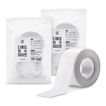 깔끔대장 다용도 방수테이프 4세트 (8개입), 4개, 화이트