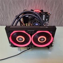 오픈형 투명 아크릴 케이스 메인보드 거치대 데스크탑 컴퓨터 diy 심플-620422, 06.대형 섀시 홑겹 USB 패널, 01.세트 하나