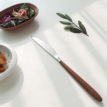 소코데코 골든벨 BEST 메이플우드 숟가락 젓가락 포크 나이프 커트러리 수저세트 9종, 05.나이프, 메이플우드 실버