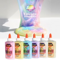 6000 쁠루모 유니콘 슬라임 베이스 촉감놀이 퍼플, 5개