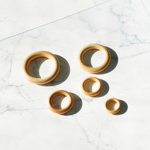 나무링 낱개 (5사이즈), 40mm [20355]