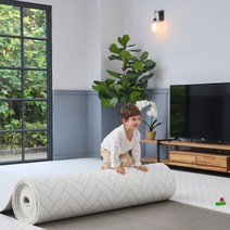 카라즈 돌돌이 PVC 롤매트 폭110cm 두께1.5cm 층간소음 생활방수 거실 아기 안전 놀이방 매트 +5미터 이상 요가매트(색상랜덤) 증정, 그레이, 요가매트 (색상랜덤)