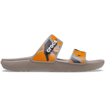 [국내정식매장] 크록스 207559-83B 클래식 샌들 프린트 카모 (오렌지/멀티)