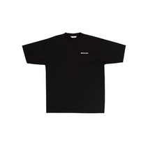 발렌시아가 [BALENCIAGA] 11주년 자수 로고 오버핏 티셔츠 641655 TJV87 1070