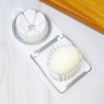 에코 스테인레스 삶은계란 커터기 에그슬라이서 달걀 컷팅기, 1개