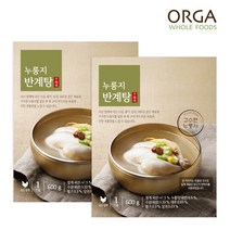 [올가] ORGA 누룽지 반계탕(600g) x 2봉