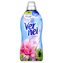 버넬 고농축 섬유유연제 와일드 로즈, 1.8L, 2개