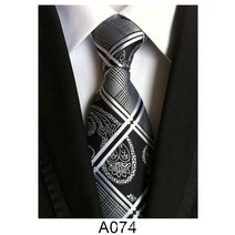 남성 빈티지 컬러 자수 정장 넥타이