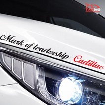 자동차 외형 스티커 레터링 꾸미기 캐딜락 차량 셀프 DIY 캠핑카스티커 카라반스티커, 중형, 레드