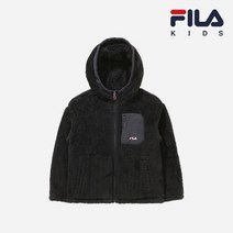 [휠라 슈즈] [공식] 휠라 키즈 포켓 보아 후리스 양털 플리스 BLACK