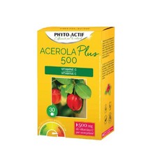PHYTO ACTIVE 프랑스 피토 액티브 아세로라 플러스 500 비타민 C 30정