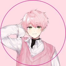 분홍이 핀버튼 [새나] 남자 소년 인물 가방 꾸미기 소품 핀뱃지 배지 빼찌 뺏지 굿즈