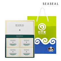 [씨실] 밤부솔트 프리미엄 내추럴 미용비누 100g x 4개 선물세트_ 9회죽염 0.9% 7가지 식물성오일 함유/쇼핑백 증정
