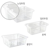 PC밧드 모음 밧트 바트 뚜껑 드레인 투명 국내생산, 4인치 본체(100mm)