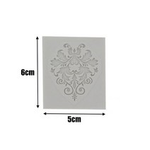 월병틀 떡도장 떡모양틀 바로크 사진 프레임 퐁당 금형 빈티지 초콜릿 실리콘 곰팡이 장식 폴리머 클레이 수지, 15.16