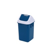 우림 월드휴지통 3호 청색 20L, 1개