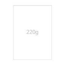 무지 220g A4 상장용지 백상지 100매, 2개
