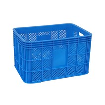 뉴플라스틱 농산물상자 과일박스 사각상자 운반상자 이사박스 플라스틱 바구니, 밝은청색