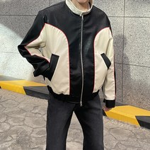 젠 남자 레이싱 라이더 크롭 레더 자켓 점퍼