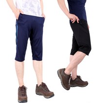 미루나무 쿨7부트레이닝복 아이스팬츠 등산바지 냉감반바지