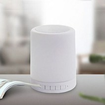 블루투스 무선통화 LED 무드등 360도 스피커 램프, 98x98x125mm