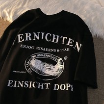 휴양지원피스 엄마돌원피스 돌맘드레스 아메리칸 빈티지 크리에이티브 선박 프린트 반팔 티셔츠 남성용 여