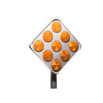 중앙분리대 위험구역 야간 발광 도로 표지판 교각