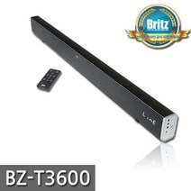 브리츠 BZ-T3600 AV Soundbar 벽걸이 사운드바 (60W/블루투스/무선리모컨)