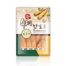 맛있는 포메라니안져키 놀이 골든리트리버미트간식 싼 중형견져키간식 핫도그닭고기, 1개, 오리고기