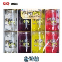 토이파크 금쪽같은 슬라임 8개입 투명한 대용량 만들기재료 촉감놀이 액체괴물 KC인증상품