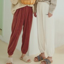 부들부들 극세사 바지 5컬러 MA6006 조거팬츠 수면바지 겨울잠옷 홈웨어