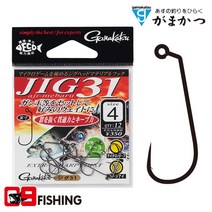 [09피싱]가마가츠 지그31 볼락 전갱이 바늘 바다 낚시, 3호
