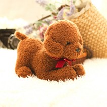 진짜같은 강아지 인형 비숑 프리제 23cm 30cm 50cm 리얼 강아지모형, 11