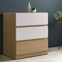 국내제작 이케아 3단 서랍장 거실 침실 아이방 원룸 자취방 다용도수납장 600 800, C211(600), 투톤