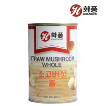 화풍 초고버섯 (홀) 버섯 통조림, 400g, 27개입